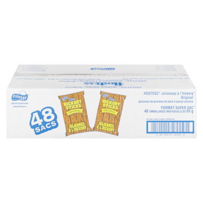 Hostess Juliennes à l’hickory 48x65.0 g, 1,70 $/100g