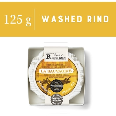 Alexis Portneuf La Sauvagine Cheese 125 g, $8.23/100g