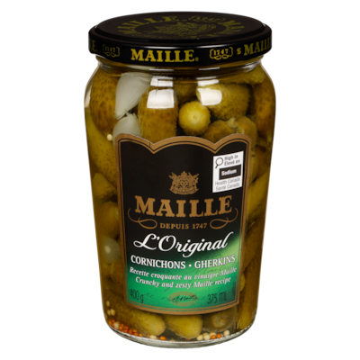 Maille Cornichons style français 375 ml, 1,87 $/100ml
