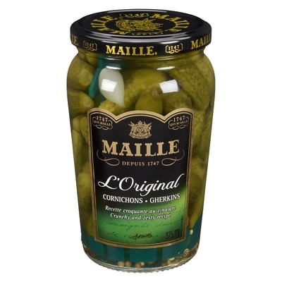 Maille Cornichons style français 375 ml, 2,00 $/100ml