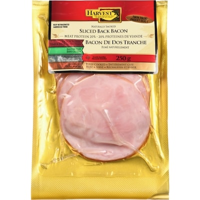 Harvest Bacon de dos tranché 250 g, 3,60 $/100g