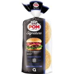 POM Signature Sesame Seed Hamburger Buns 316 g