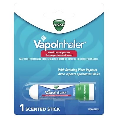 Vicks Inhalateur VapoInhaler 0.2 ml, 2 245,00 $/100ml
