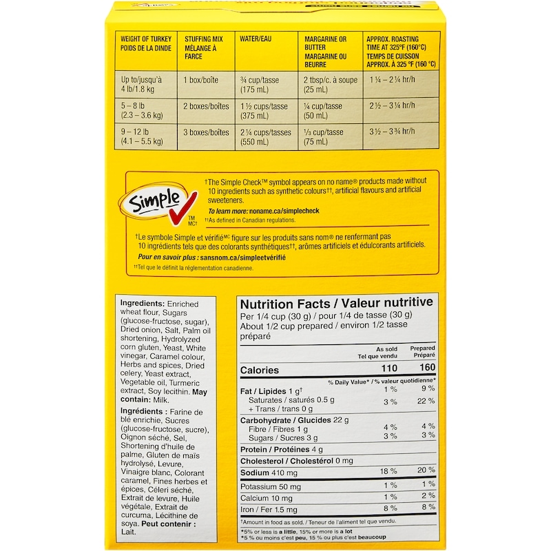 Seasoned Stuffing Mix