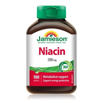 Jamieson Niacin 500 mg Caplets 100 ea, $0.16/1ea