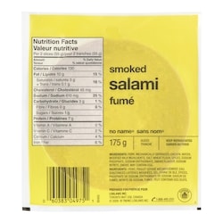 Sans Nom Salami 175 g, 17,14 $/1kg 1,71 $/100g