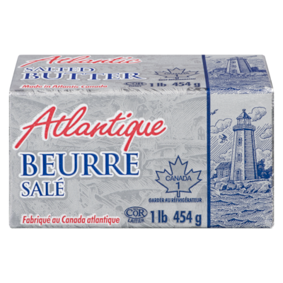 null Beurre de l'Atlantique, salé 454 g, 1,54 $/100g
