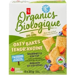 PC Organics Blueberry Carrot Mini Cereal Bars 160 g, $2.19/100g