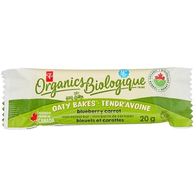 Mini barres de céréales Biologique Tendr'avoine, bleuets et carottes