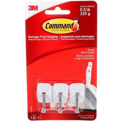 3M Command Utensil Hooks, Small 6 ea, $1.00/1ea