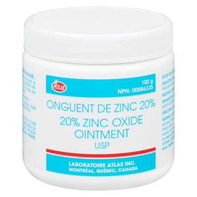 Atlas 20% Zinc Oxide Ointment Usp 100 g, $5.29/100g