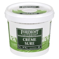 Foremost Crème sure 14 % M.G. 4 l, 0,47 $/100ml