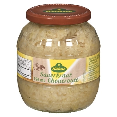 Kuhne Sauerkraut 796 ml, $0.73/100ml