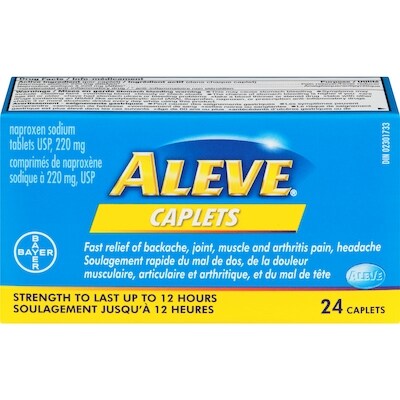 ALEVE Pour le soulagement de la douleur 24 ea, 0,33 $/1ch