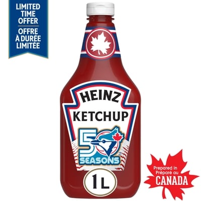 Heinz Ketchup aux tomates 1 l, 0,50 $/100ml
