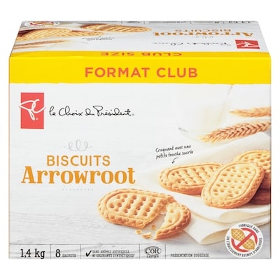 le Choix du Président Biscuits Arrowroot 1.4 kg, 1,07 $/100g