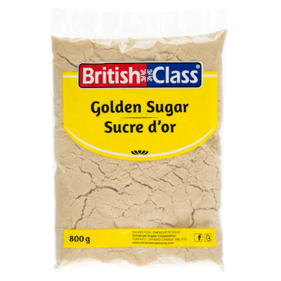 British Class Sucre doré 800 g, 0,50 $/100g