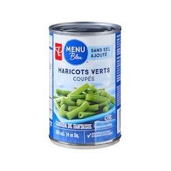 PC Blue Menu Cut Green Beans - 398 ml | Zehrs