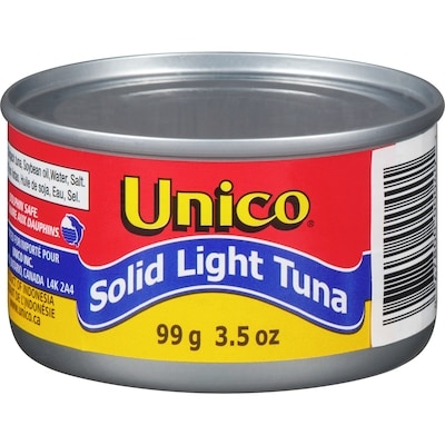 Unico Tuna, Light Solid in Oil 99 g, $1.91/100g