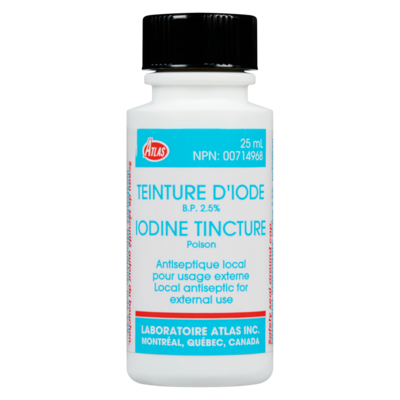 Atlas Iodine Solution 25 ml, $15.16/100ml