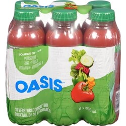 Oasis Classic 10 Vegetable Cocktail 6x300.0 ml, $0.22/100ml