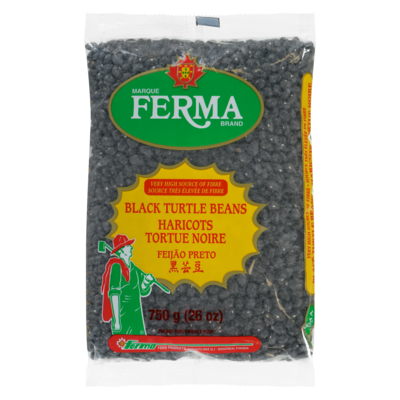 Ferma Haricots noirs 750 g, 0,53 $/100g