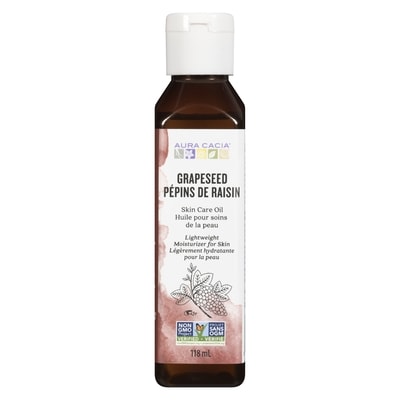 Aura Cacia Huile de soin pour la peau Aura Cacia pépins de raisins 118 ml, 5,92 $/100ml