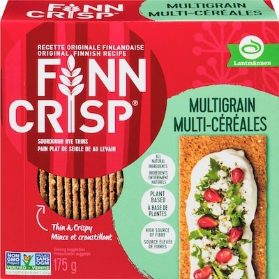 Finn Crisp Pains plats multigrains 175 g, 2,28 $/100g
