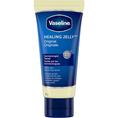 Vaseline Gelée de pétrole pour peaux sèches et sensibles Vaseline Healing Jelly Originale hypoallergénique 50 g, 7,58 $/100g