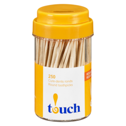 Touch Natural Toothpicks Jar 1 ea, $0.01/1ea