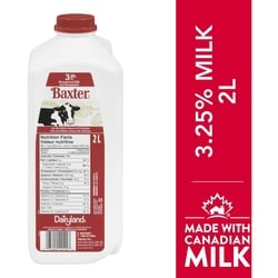 Baxter 3.25% Homogenized Milk - 2 l | Atlantic Superstore