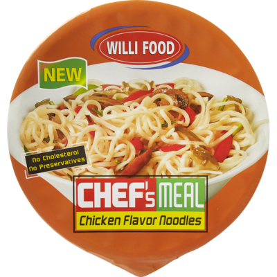Willi Food Nouilles à saveur de poulet casher 70 g, 3,99 $/100g