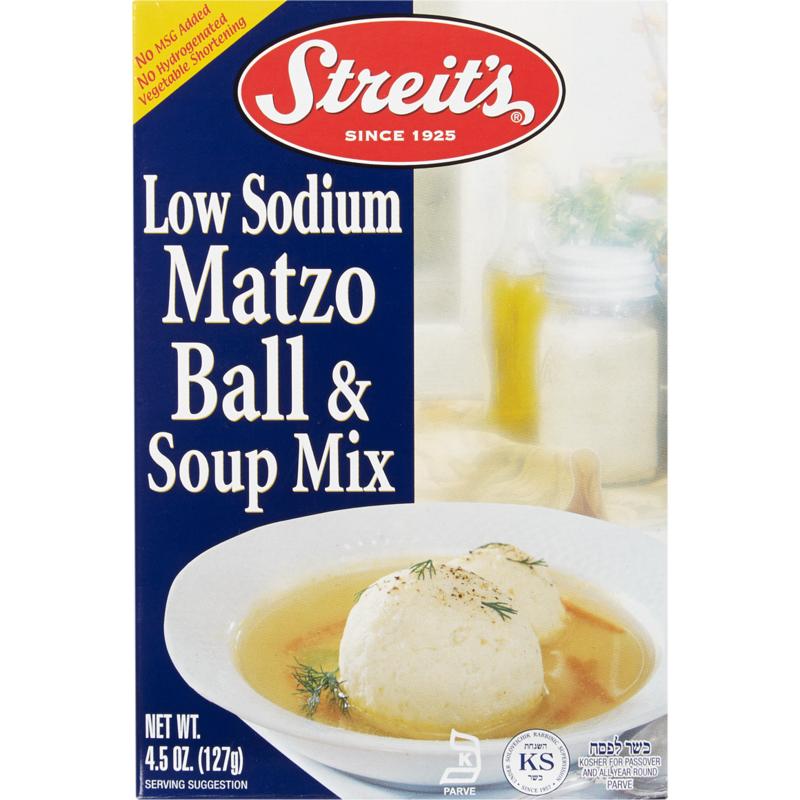 Kosher Matzo Ball & Soup Mix, Low Sodium