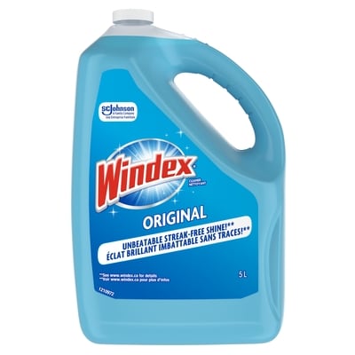 Windex Original Glass and Window Cleaner Refill 5 l, $0.32/100ml