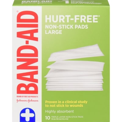 Johnson & Johnson First Aid Non Stick Healing Pads 10 ea, $0.90/1ea