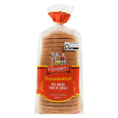Rudolphs Rye Bread 907 g, $0.66/100g