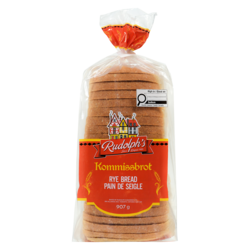 Rudolph’s Pain de seigle 907 g, 0,66 $/100g