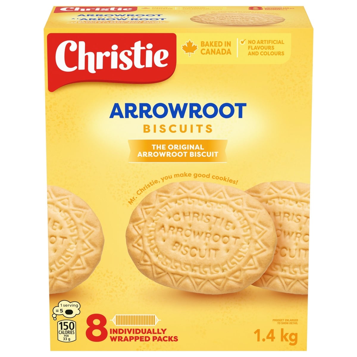 Christie Arrowroot Cookies 1.4 kg, $1.29/100g
