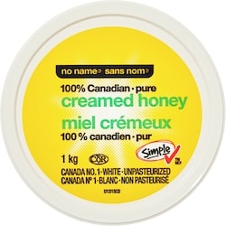 No Name 100% Canadian Pure Creamed Honey - 1 kg | No Frills Online