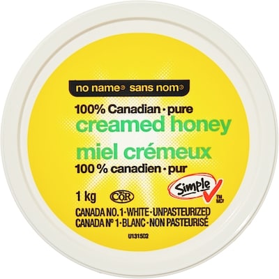 100% Canadian Pure Creamed Honey