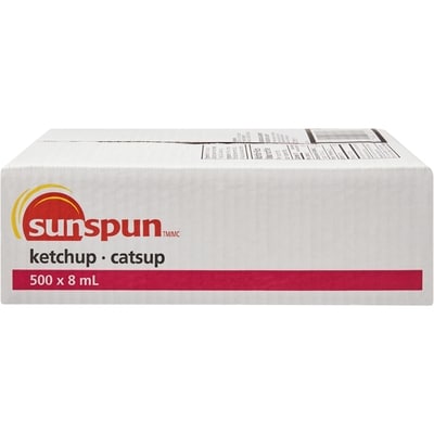 Sunspun Ketchup Packets 500x9.0 g, $0.67/100g