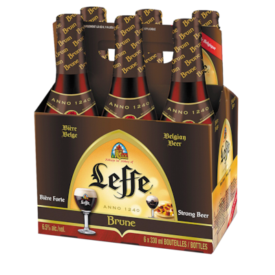 Leffe Brune Beer (ID required at pick-up) 6x330.0 ml, $0.71/100ml