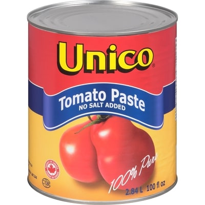 Unico Tomato Paste 2.84 l, $0.34/100ml