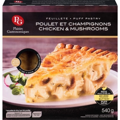 PG Chicken Mushroom Feuillete  540 g, $1.76/100g