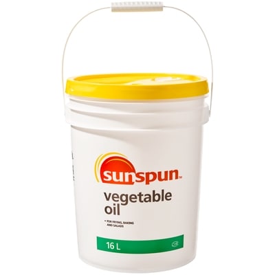 Sunspun Huile végétale 16 l, 0,27 $/100ml