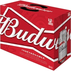 Budweiser Bière Budweiser (Pièce d’identité requise au moment du ramassage) 12x355.0 ml, 0,54 $/100ml