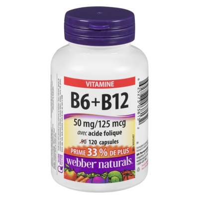 Webber Naturals Complexe B 100 mg 120 ea, 0,07 $/1ch