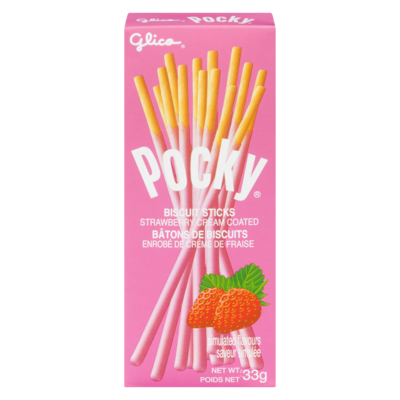 Glico Pocky, Strawberry Cream 33 g, $3.79/100g