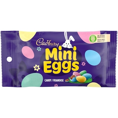 Cadbury Friandises Mini Eggs pour Pâques, gâterie classique en bouchées qui apporte de la joie 200 g, 4,00 $/100g