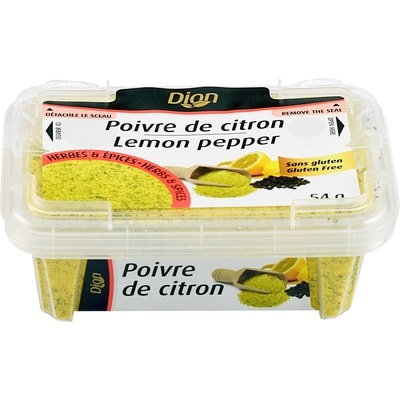Dion Lemon Pepper 54 g, $8.87/100g